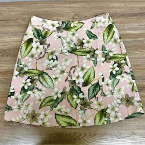 Tommy Bahama 100% Silk Wrap Tropical Skirt - Size 4